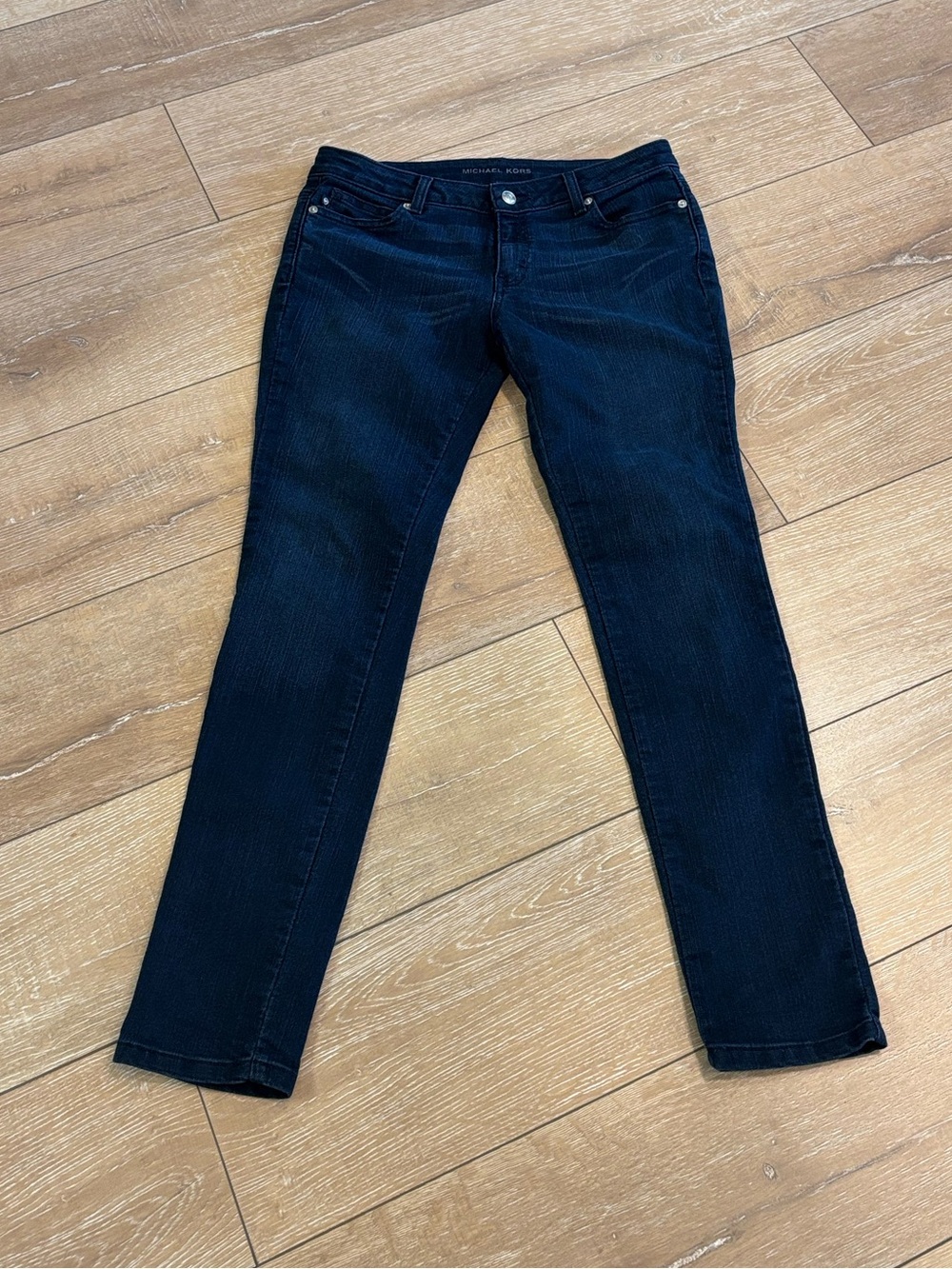 Michael‎ Kors Dark Wash Slim Straight Jeans - Size 6